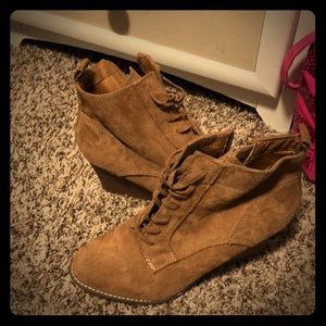 Brown booties